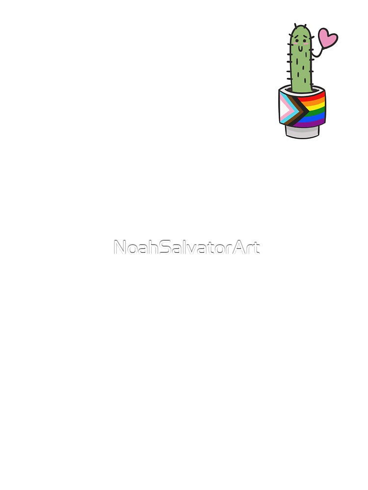 Progress Pride Cactus by NoahSalvatorArt T-Shirts, Hoodie, Sweatshirt | BlankRebels.com (Image 3)