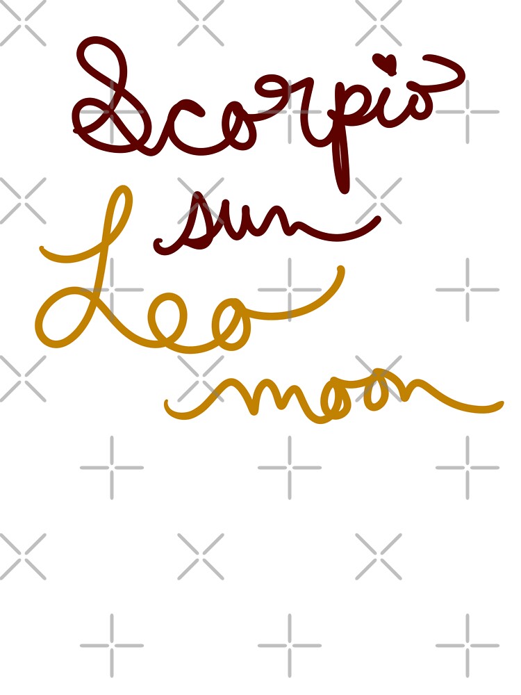 Scorpio Sun, Leo Moon by abeink T-Shirts, Hoodie, Sweatshirt | BlankRebels.com (Image 3)