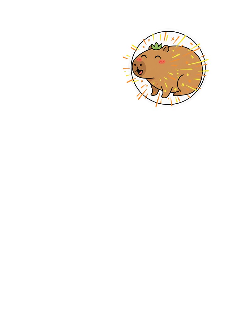 Capybara Energy Cute Minimalist Capybara by Studioyasmin T-Shirts, Hoodie, Sweatshirt | BlankRebels.com (Image 3)