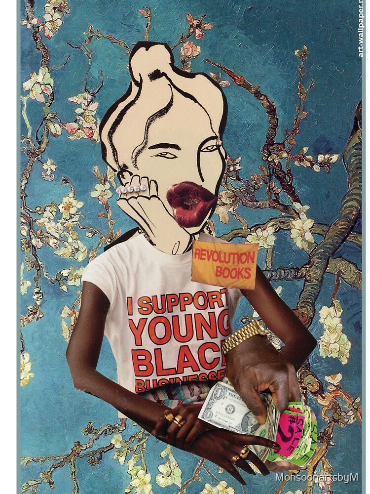 Support Young Black Businesses by MonsoonartsbyM T-Shirts, Hoodie, Sweatshirt | BlankRebels.com (Image 3)
