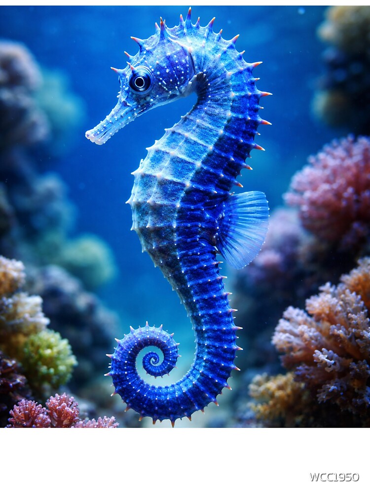 Sea Horse Underwater by WJ Cozy Creations T-Shirts, Hoodie, Sweatshirt | BlankRebels.com (Image 3)