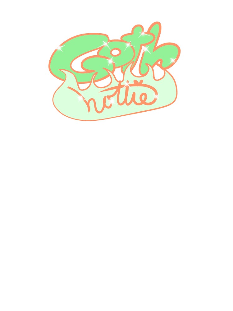 Goth Hottie (greenand orange) by gross-girl99 T-Shirts, Hoodie, Sweatshirt | BlankRebels.com (Image 3)