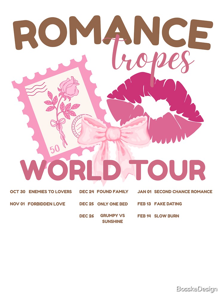Romance tropes tour cosy design by BosskaDesign T-Shirts, Hoodie, Sweatshirt | BlankRebels.com (Image 3)