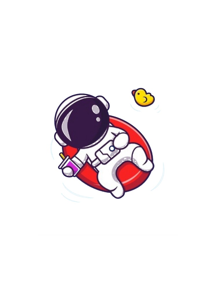 cute astronaut relaxing in a pool by AnthonyVdV T-Shirts, Hoodie, Sweatshirt | BlankRebels.com (Image 3)