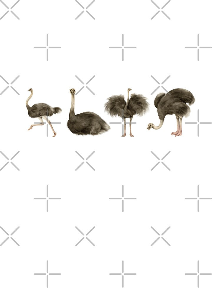 ostrich Pattern minimalist by JJB-Designs T-Shirts, Hoodie, Sweatshirt | BlankRebels.com (Image 3)