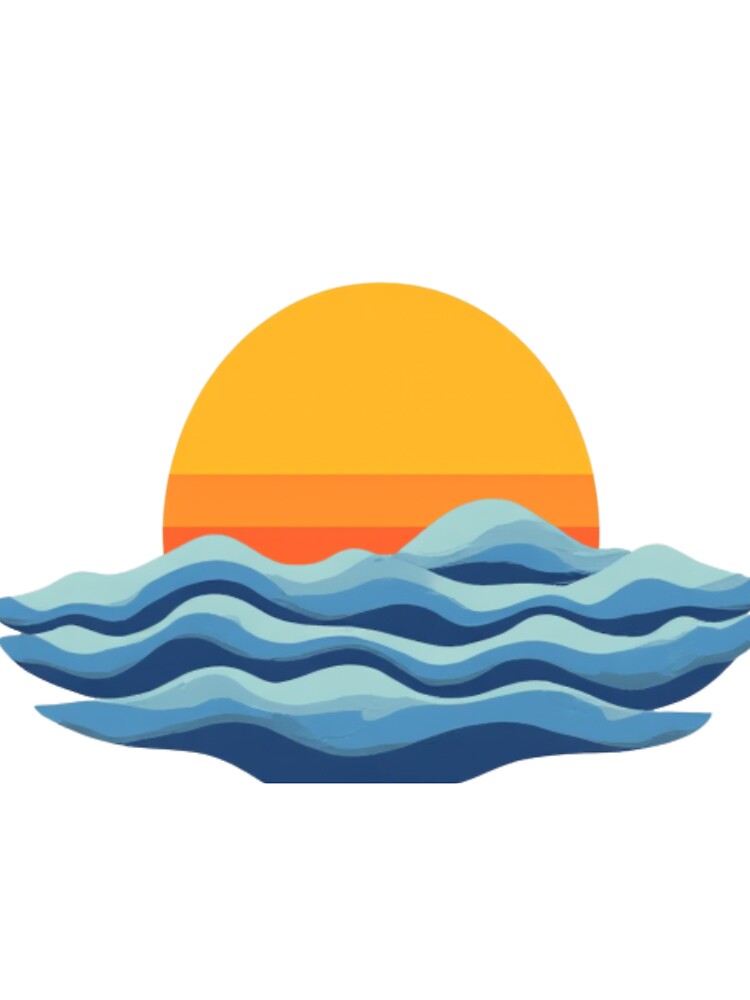 Sunset over the Ocean by MainFrame22 T-Shirts, Hoodie, Sweatshirt | BlankRebels.com (Image 3)