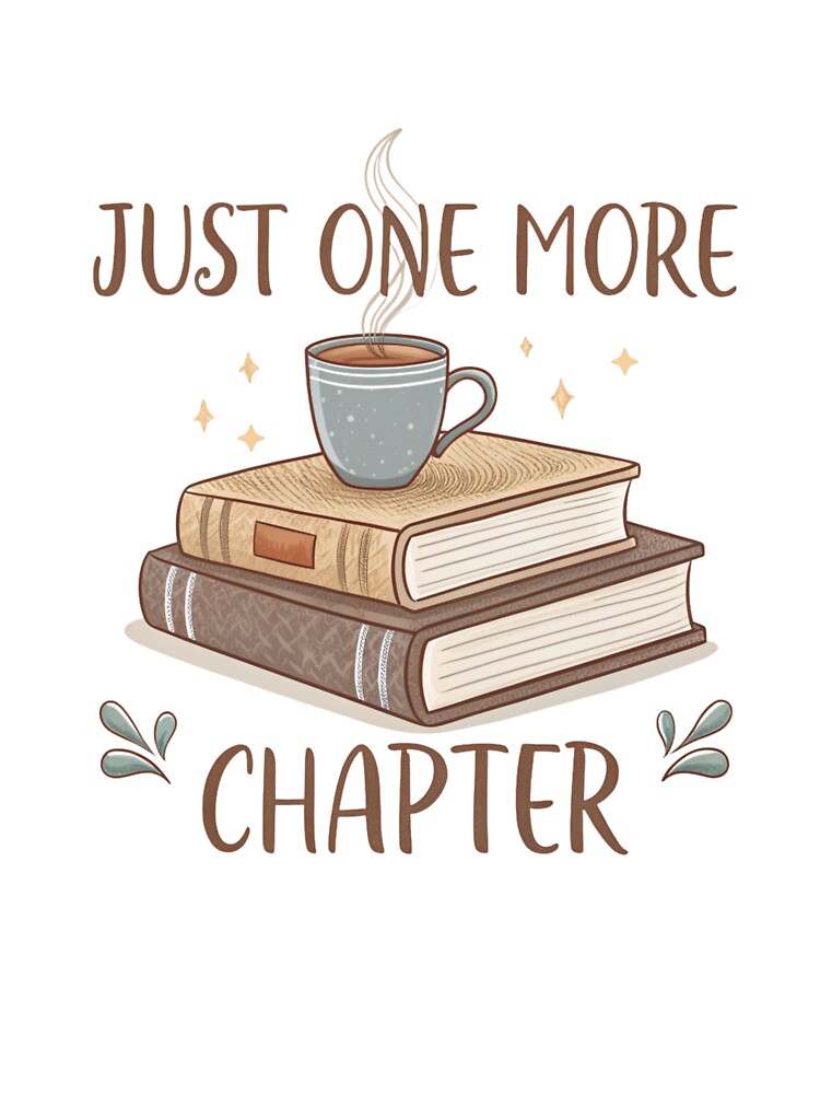 Just One More Chapter – Cozy Book & Coffee Lover Quote Design by A1MarketDesigne T-Shirts, Hoodie, Sweatshirt (Image 3)
