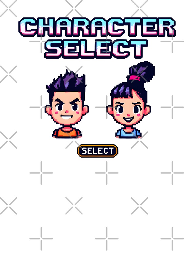 Select Your Character: Character Select Screen T-Shirts, Hoodie, Sweatshirt