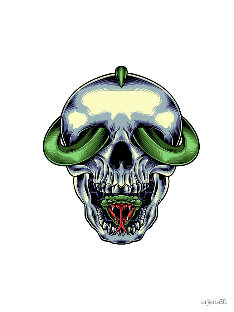Skull Snake by arjana31 T-Shirts, Hoodie, Sweatshirt | BlankRebels.com (Image 3)