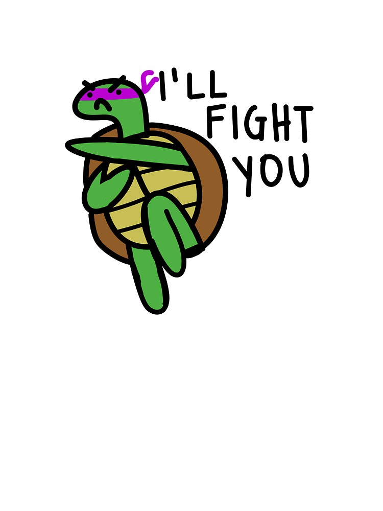 Fighting turtle Donatello by HummingGhost T-Shirts, Hoodie, Sweatshirt | BlankRebels.com (Image 3)