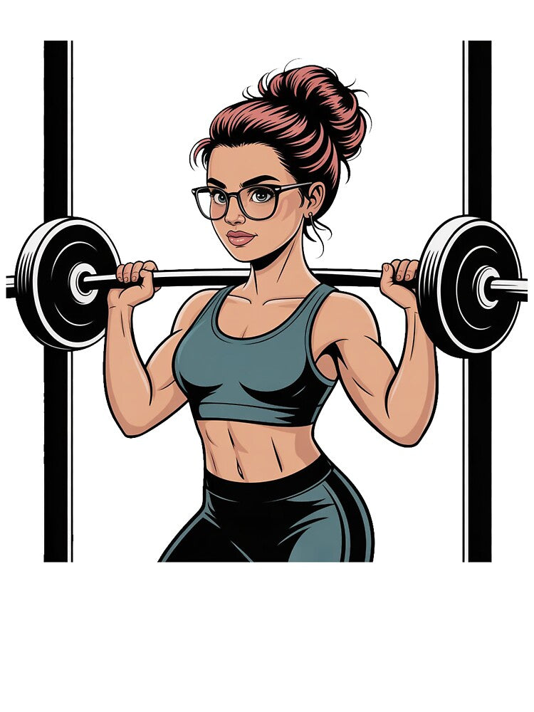 Strong Female Gym Graphic by QuiteOrbit