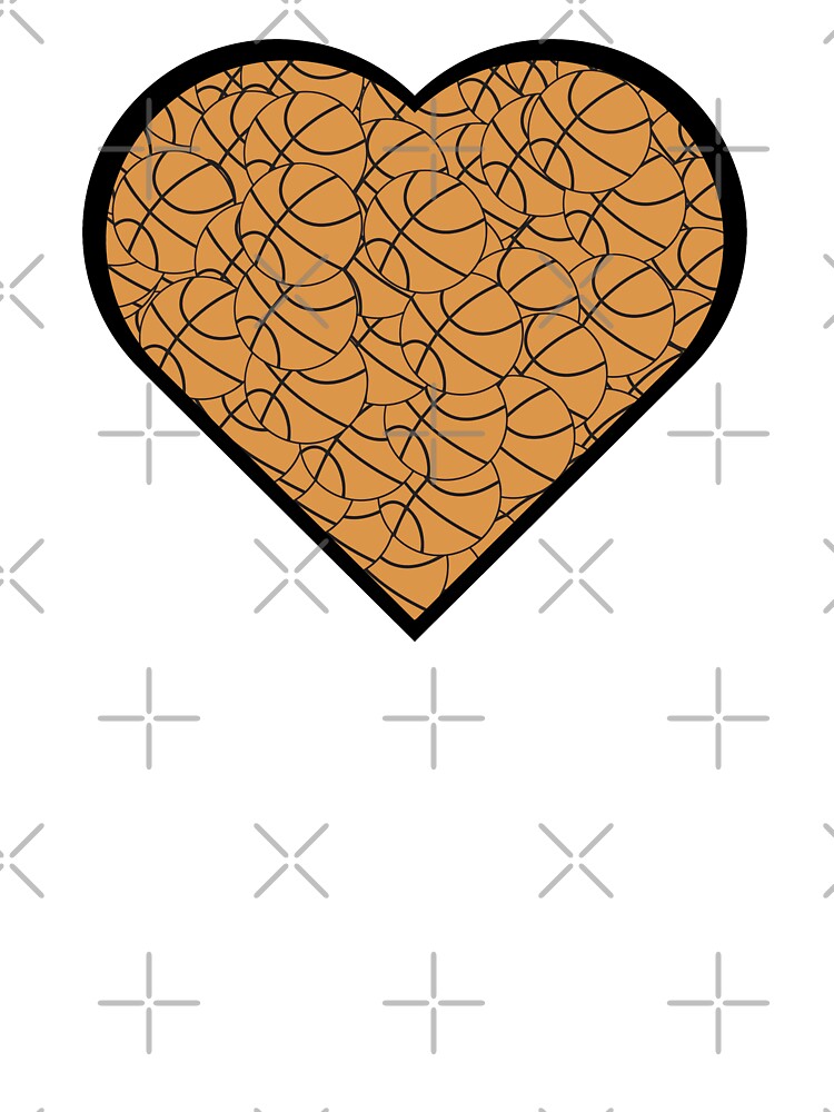 Basketball Heart Love Design by cmd-art T-Shirts, Hoodie, Sweatshirt | BlankRebels.com (Image 3)