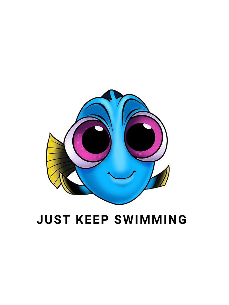 just keep swimming dory design by laraloosbergh T-Shirts, Hoodie, Sweatshirt | BlankRebels.com (Image 3)