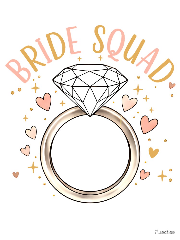 BRIDE SQUAD – The perfect design for the hen party! by Fuechse T-Shirts, Hoodie, Sweatshirt | BlankRebels.com (Image 3)