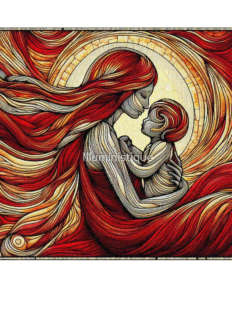 A Mother's Warmth Mothers Day by Illuministique T-Shirts, Hoodie, Sweatshirt | BlankRebels.com (Image 3)