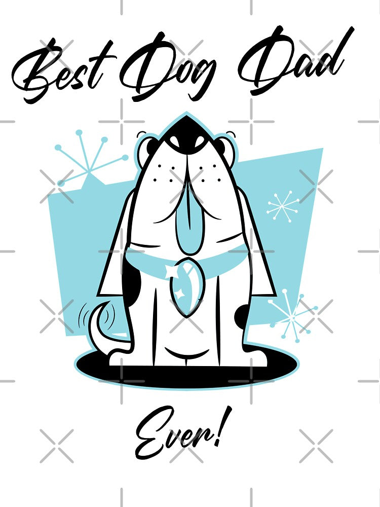 Best Dog Dad Ever Retro Mid Century Modern by Guarddogdrive T-Shirts, Hoodie, Sweatshirt | BlankRebels.com (Image 3)