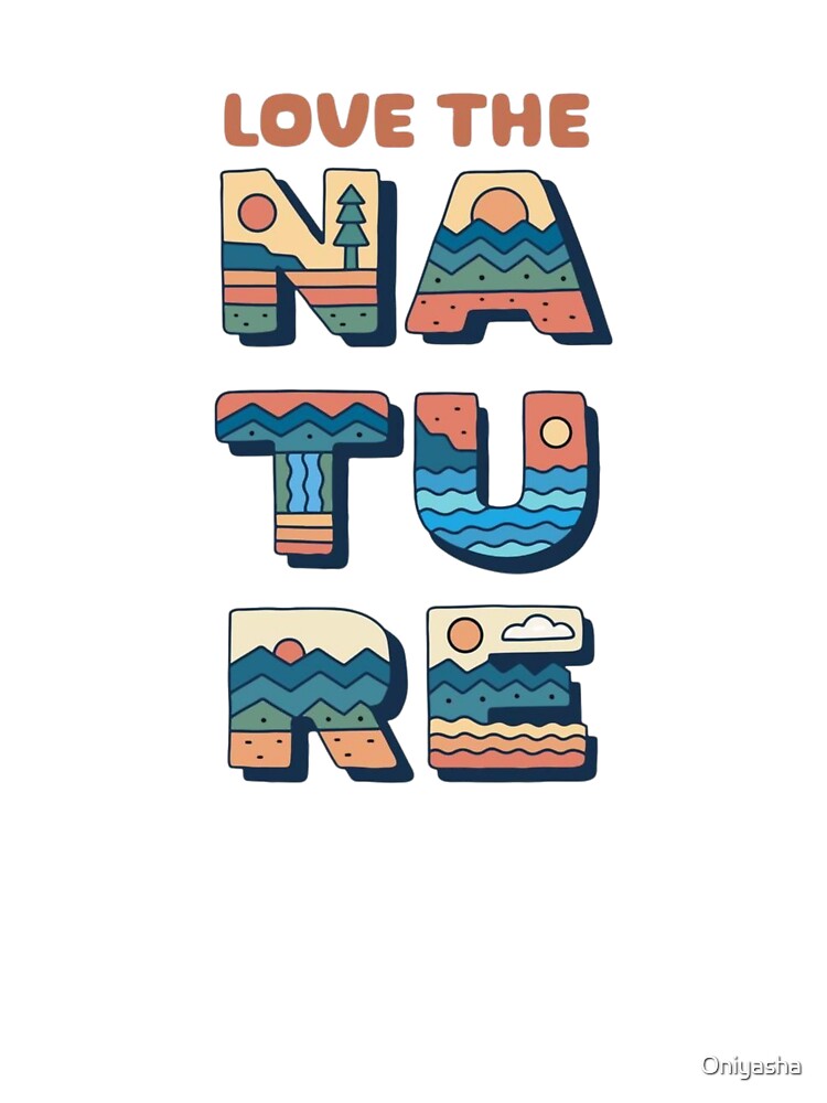 Nature Landscape Outdoor Mountain Design by Oniyasha T-Shirts, Hoodie, Sweatshirt | BlankRebels.com (Image 3)