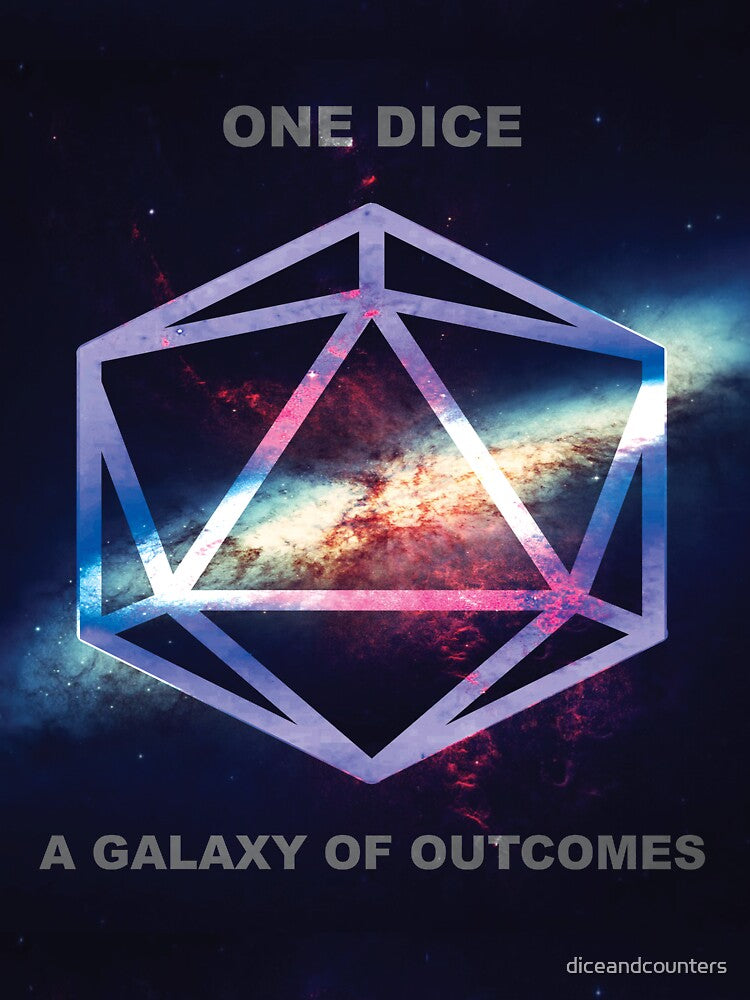 one dice, a galaxy of outcomes by diceandcounters T-Shirts, Hoodie, Sweatshirt | BlankRebels.com (Image 3)