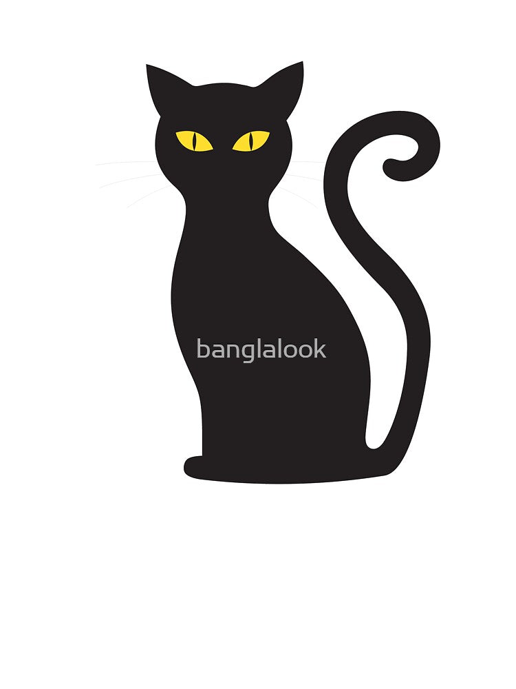 Black Cat by banglalook T-Shirts, Hoodie, Sweatshirt | BlankRebels.com (Image 3)