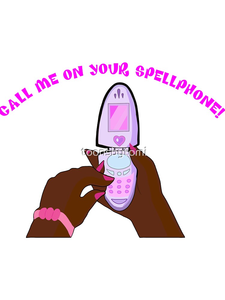 CALL ME ON YOUR SPELLPHONE! by toonsbytomi T-Shirts, Hoodie, Sweatshirt | BlankRebels.com (Image 3)