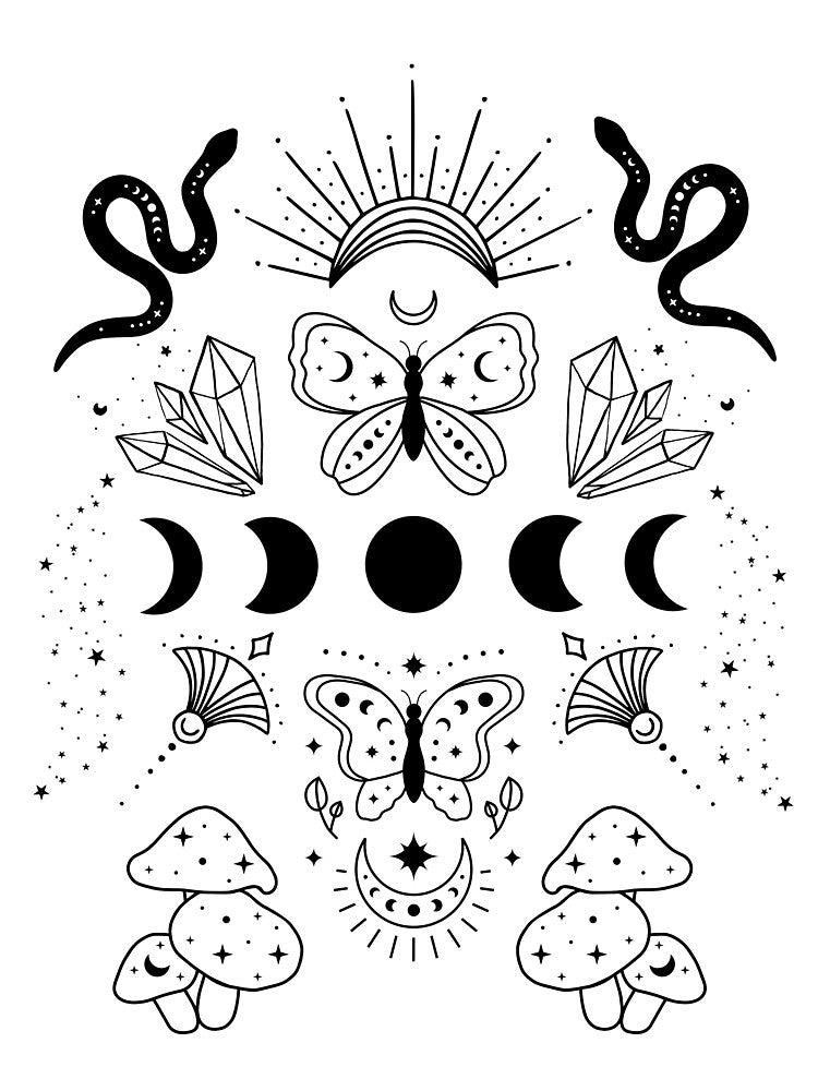 Celestial Boho Crystal Design by SheMakesMeLaugh T-Shirts, Hoodie, Sweatshirt | BlankRebels.com (Image 3)