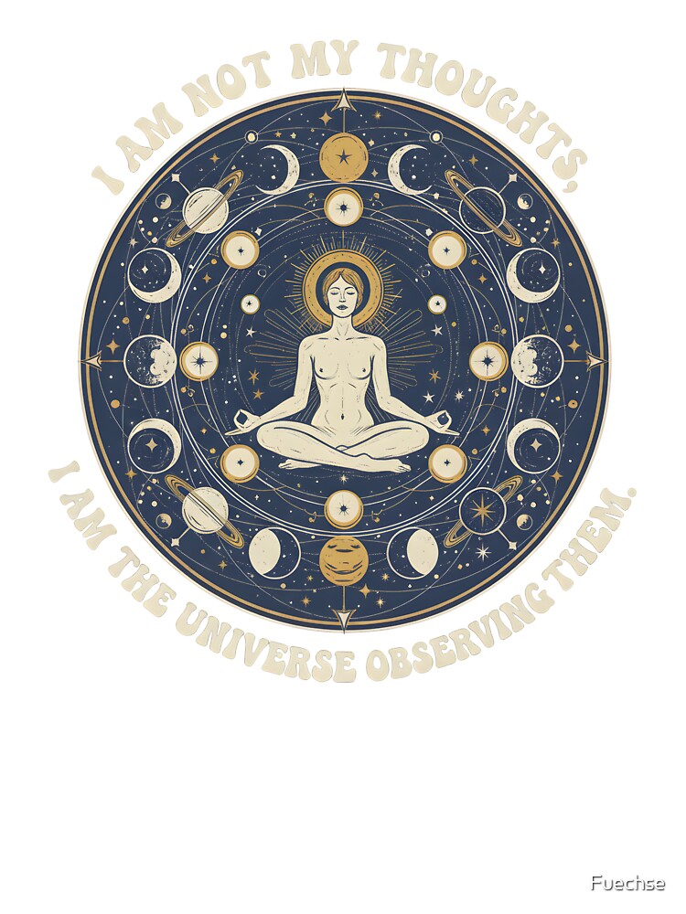 I am the universe, observation, meditation, design by Fuechse T-Shirts, Hoodie, Sweatshirt | BlankRebels.com (Image 2)