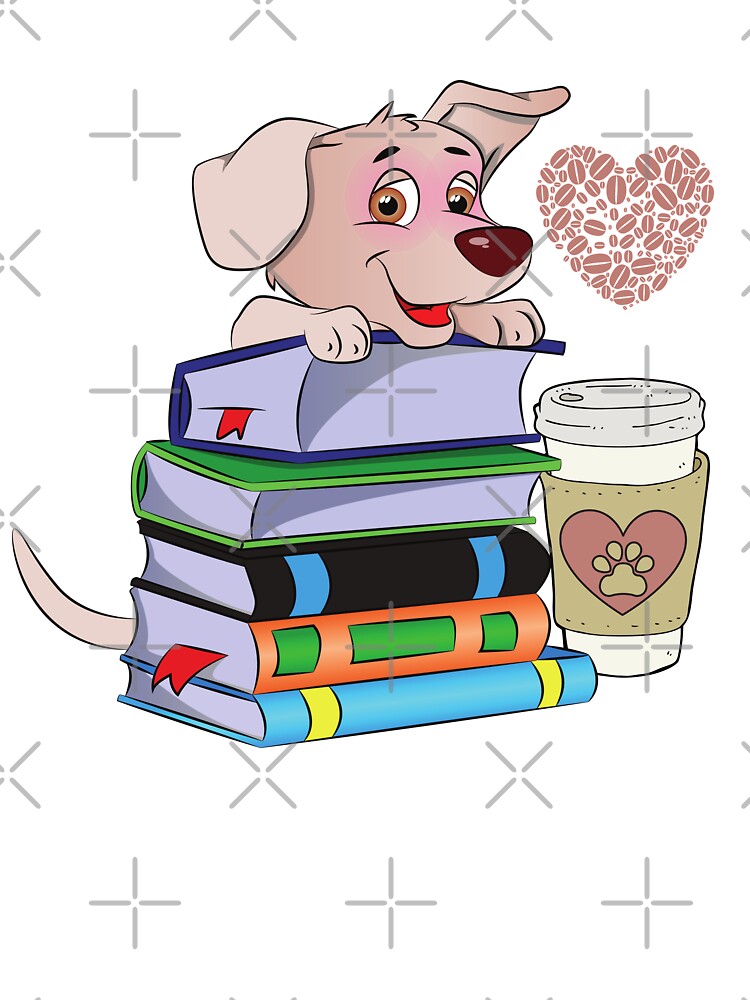 Coffee Books Dogs by SenGift T-Shirts, Hoodie, Sweatshirt | BlankRebels.com (Image 3)
