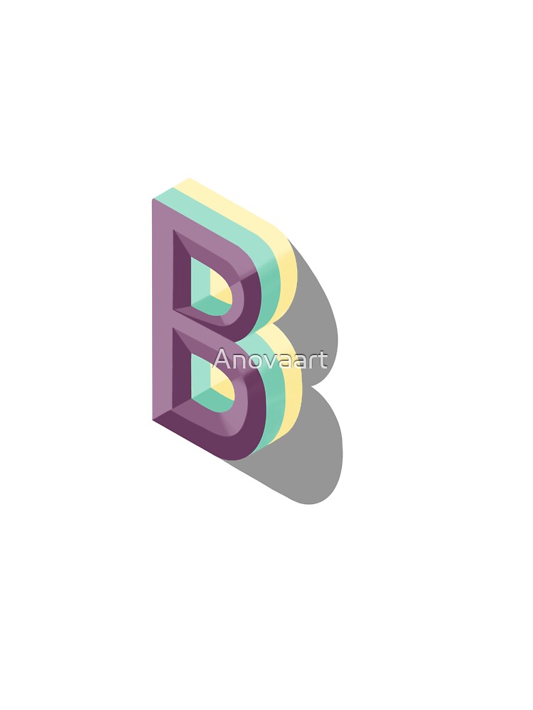 Letter B 2022 by Anovaart T-Shirts, Hoodie, Sweatshirt | BlankRebels.com (Image 3)