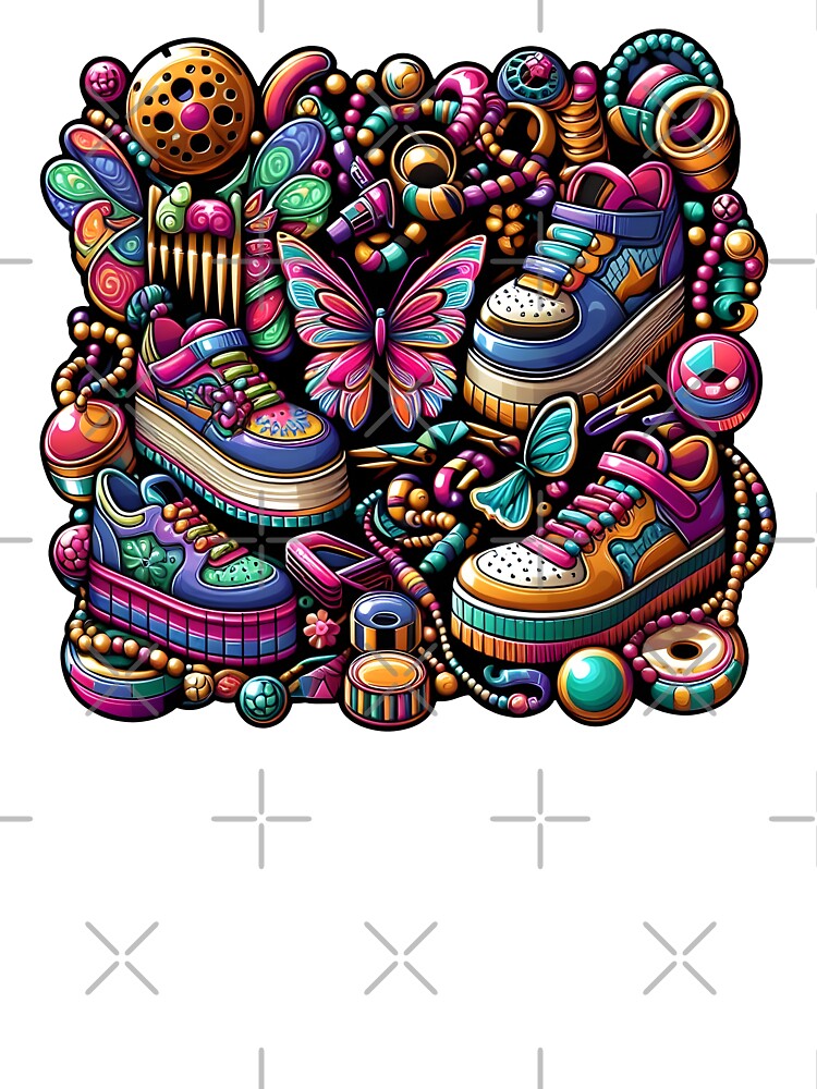 Colorful Pattern with Platform Shoes & Accessories by WittyVibes T-Shirts, Hoodie, Sweatshirt | BlankRebels.com (Image 3)