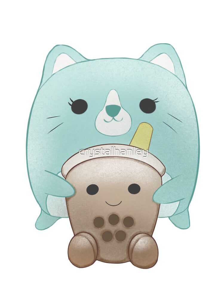 Kitty Bubble Tea by crystalhanley T-Shirts, Hoodie, Sweatshirt | BlankRebels.com (Image 3)