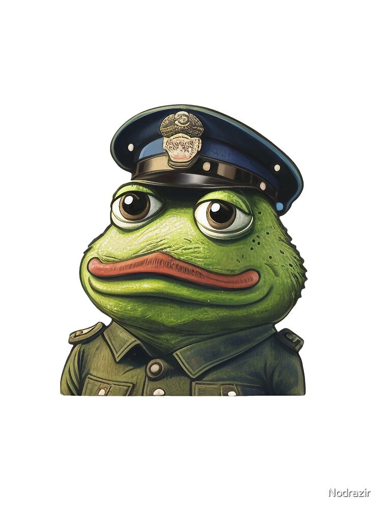 Pepe Policeman by Nodrazir T-Shirts, Hoodie, Sweatshirt | BlankRebels.com (Image 3)