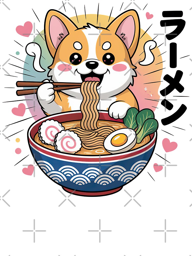 Cute Kawaii Corgi, Kawaii Corgi by graphic-genie T-Shirts, Hoodie, Sweatshirt | BlankRebels.com (Image 3)