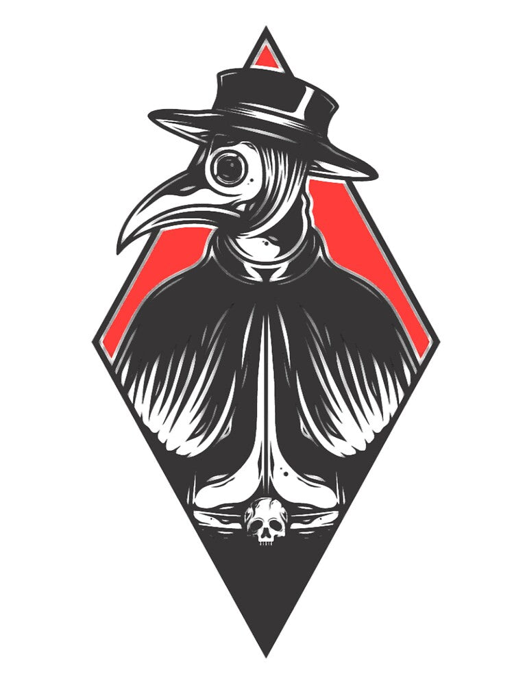 Plague Doctor Red Diamond by PlagueCity T-Shirts, Hoodie, Sweatshirt | BlankRebels.com (Image 3)
