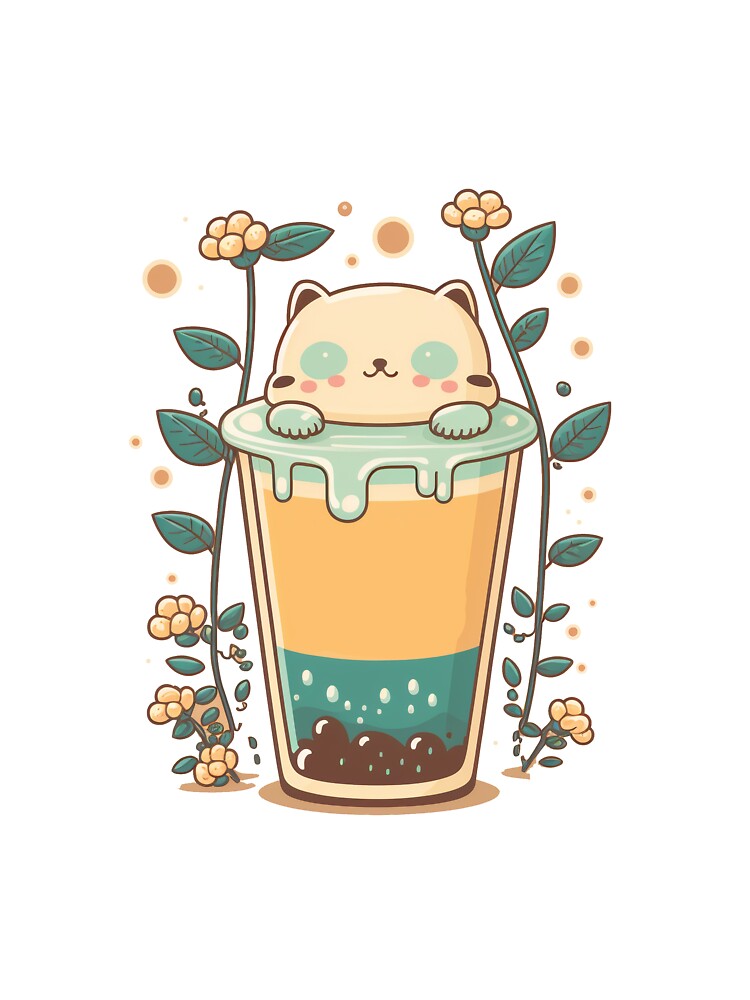 Boba cup cute by KoeFi T-Shirts, Hoodie, Sweatshirt | BlankRebels.com (Image 3)