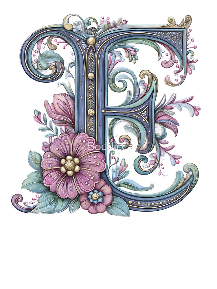 Belle Epoque Monogram E by Boddicca T-Shirts, Hoodie, Sweatshirt | BlankRebels.com (Image 3)