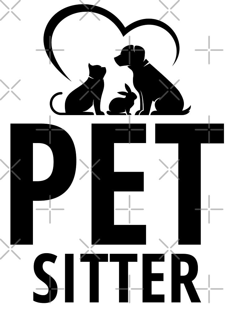 Pet Sitter Sitting Dog Walker Animal Lovers by CuteDesigns1