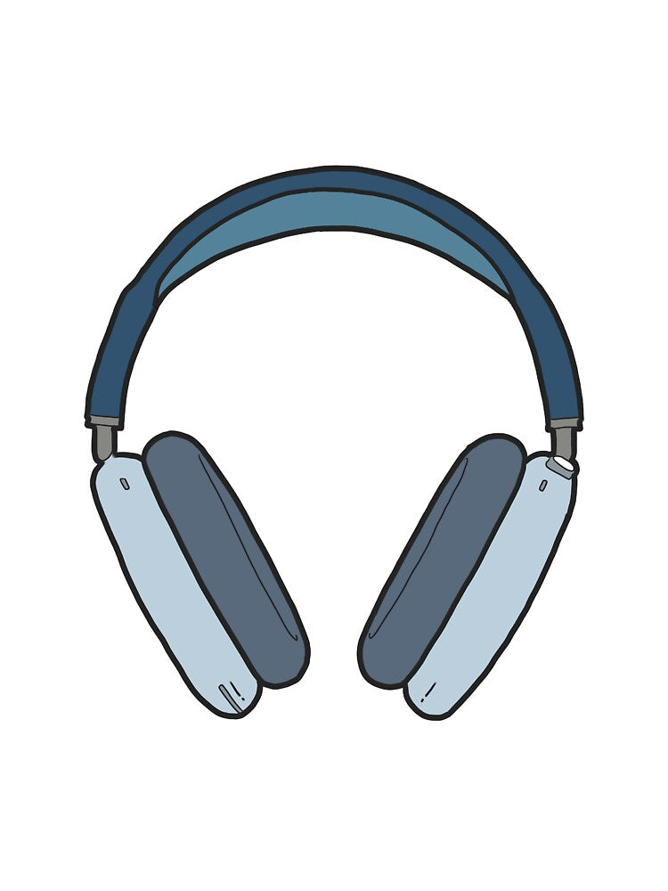Light blue over ear headphones trendy aesthetic by Niklauss T-Shirts, Hoodie, Sweatshirt | BlankRebels.com (Image 3)