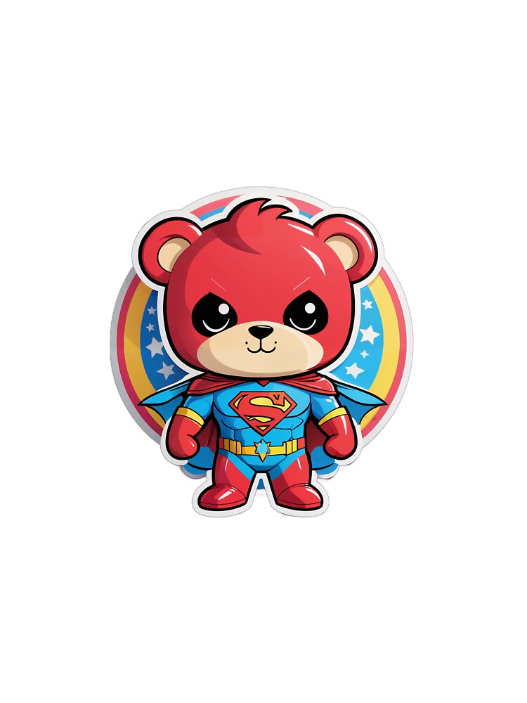 Superhero Teddy Bear by PatchMerch