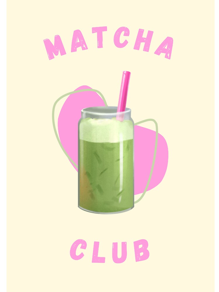 Matcha Club – Trendy Matcha Art Print by Denkzettel T-Shirts, Hoodie, Sweatshirt | BlankRebels.com (Image 3)