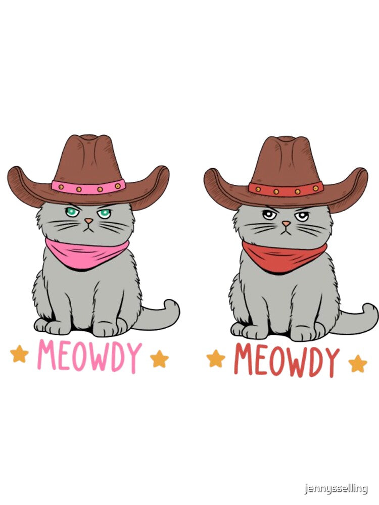 Meowdy Cats by jennysselling T-Shirts, Hoodie, Sweatshirt | BlankRebels.com (Image 3)