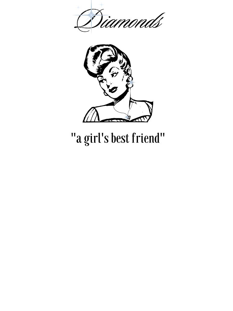 Diamonds - a girl's best friend by nateloewen T-Shirts, Hoodie, Sweatshirt | BlankRebels.com (Image 3)
