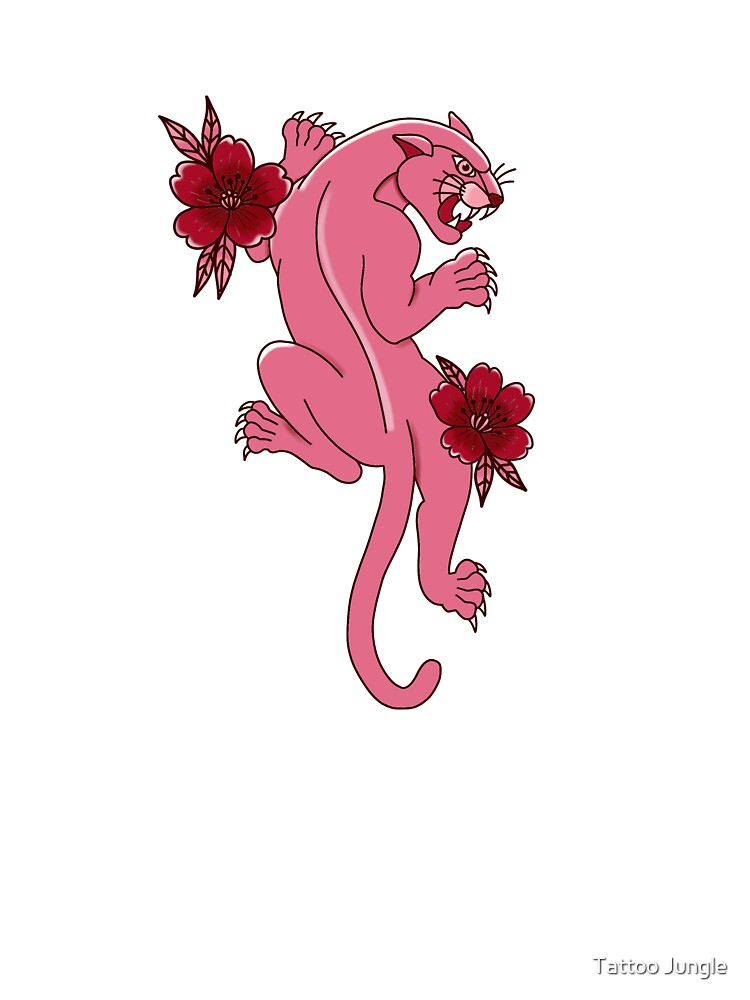 Traditional Tattoo Style Panther by Tattoo Jungle T-Shirts, Hoodie, Sweatshirt | BlankRebels.com (Image 3)