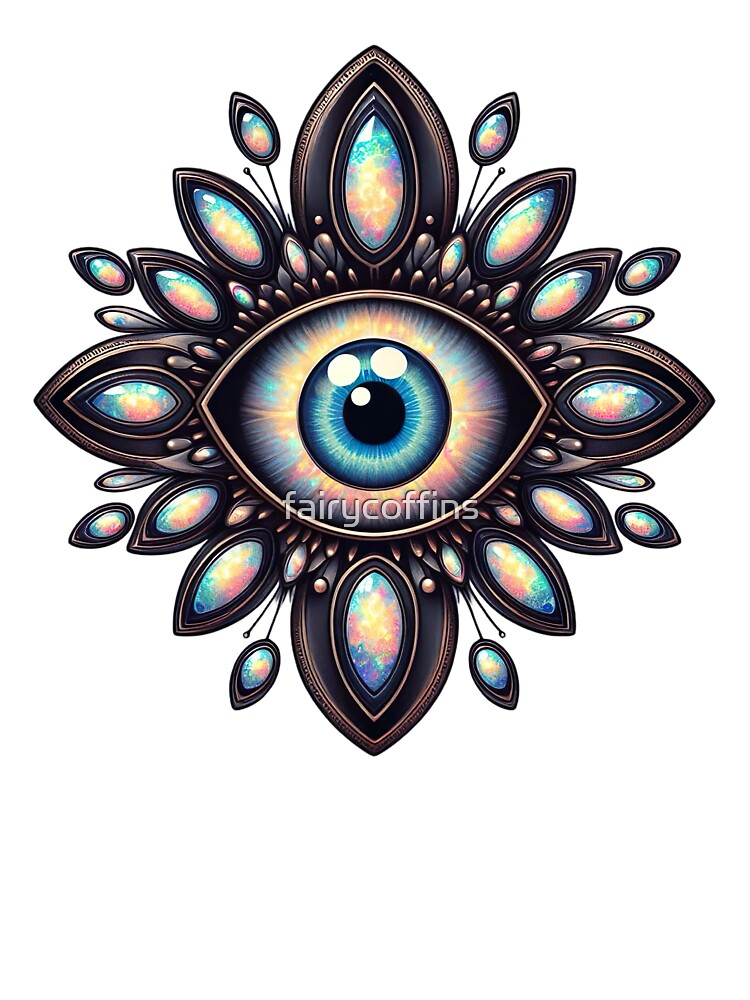 Opal Evil Eye II by fairycoffins T-Shirts, Hoodie, Sweatshirt | BlankRebels.com (Image 3)