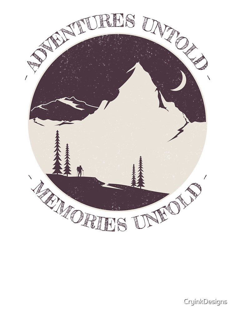 Adventures Untold - Brown by CryinkDesigns T-Shirts, Hoodie, Sweatshirt | BlankRebels.com (Image 3)
