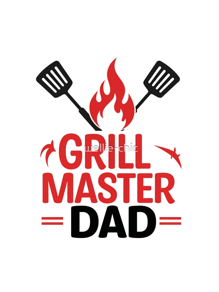 Grill Master Dad Father's Day Gift - Best Dad BBQ by wellie-chic T-Shirts, Hoodie, Sweatshirt | BlankRebels.com (Image 3)