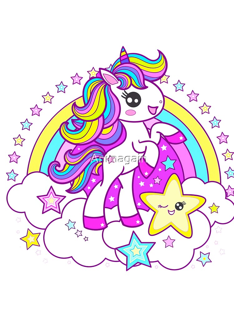 Magical Unicorn by Animagain T-Shirts, Hoodie, Sweatshirt | BlankRebels.com (Image 3)