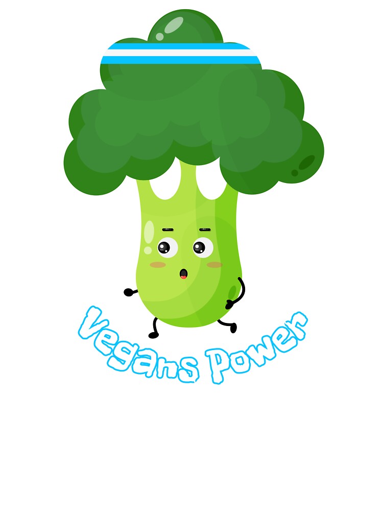Vegans Power Broccoli Run Runner Vegetarianism by ArtStudiobyIta T-Shirts, Hoodie, Sweatshirt | BlankRebels.com (Image 3)