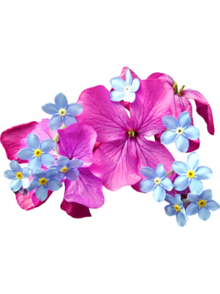 Purple And Blue Floral Designs by cindyfordyce T-Shirts, Hoodie, Sweatshirt | BlankRebels.com (Image 3)