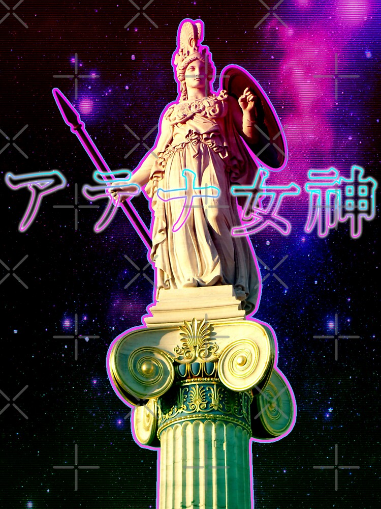 Athena Nebula space vaporwave by Yoshiyuki1998 T-Shirts, Hoodie, Sweatshirt | BlankRebels.com (Image 3)