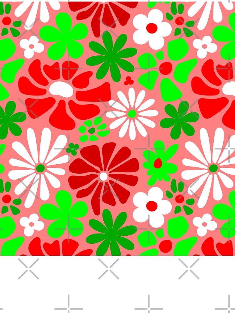 vintage christmas groovy 1960s floral by Gossip Rag T-Shirts, Hoodie, Sweatshirt | BlankRebels.com (Image 3)